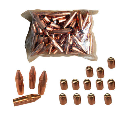 50pcs/Box CuCrZr 사각 저항 스폿 용접 전극 팁